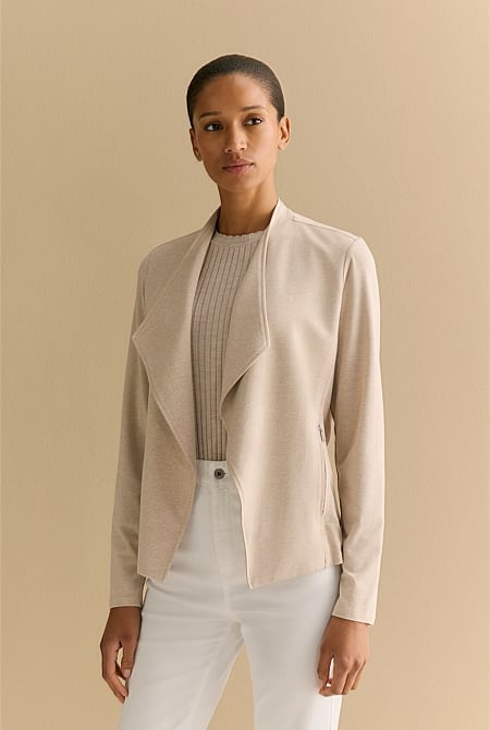 Bamboo Viscose Marle Jacket