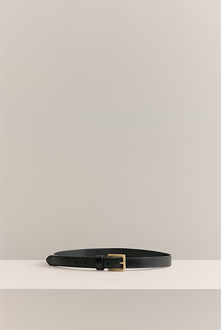 Leather Slim Belt