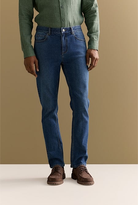 Modern Slim Mid Wash Jean