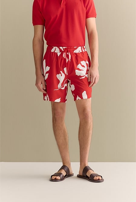 Palm Leaf Swim Short