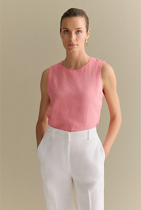 Linen Shell Tank