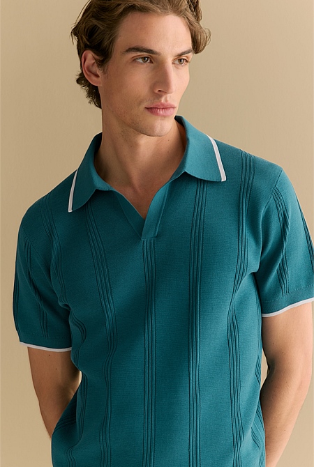 Mercerised Cotton Tipped Polo