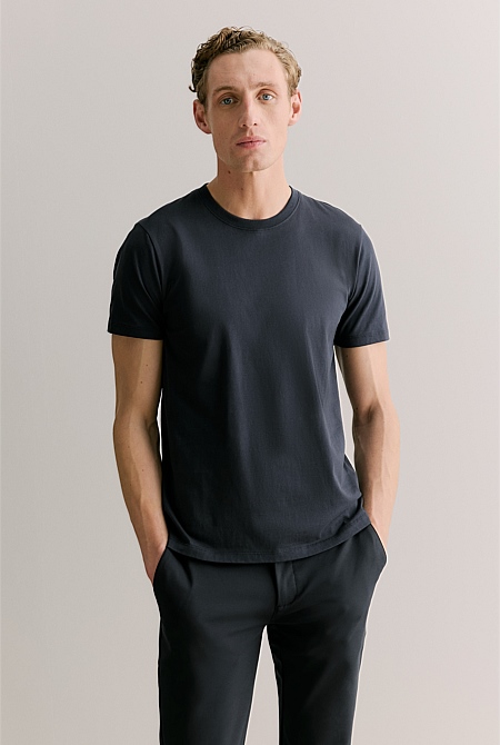 Australian Cotton Jersey Crew T-shirt