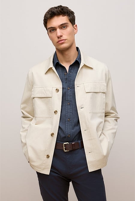 Cotton Twill Chore Jacket