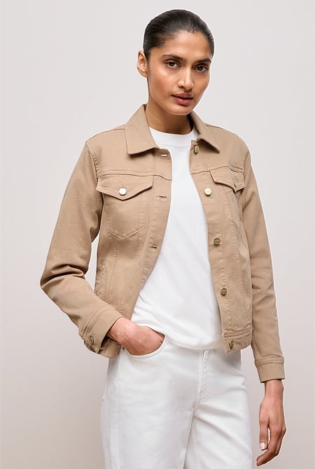 Garment Dyed Denim Jacket