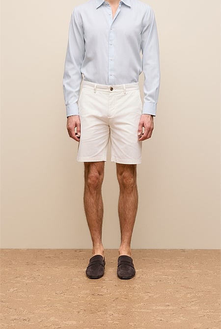 Cotton Twill Chino Short