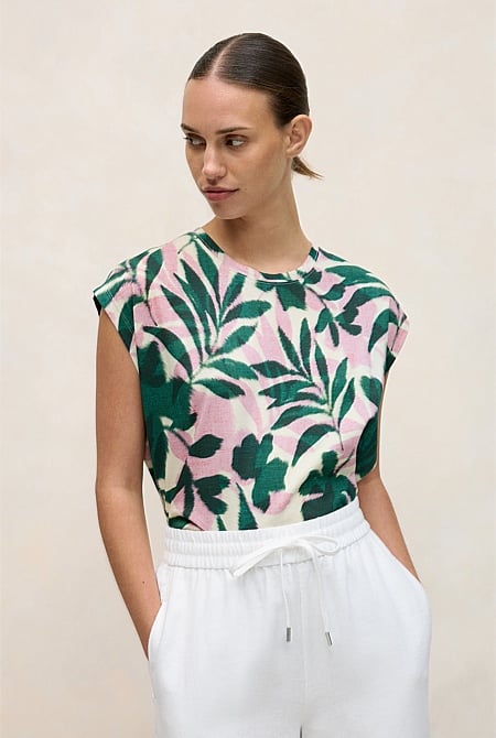 Arbour Linen Cotton Jersey T-shirt