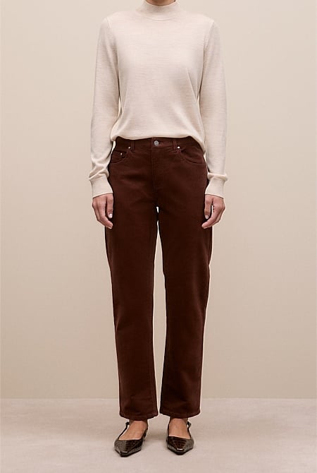 Cord Five Pocket Boyfriend Pant