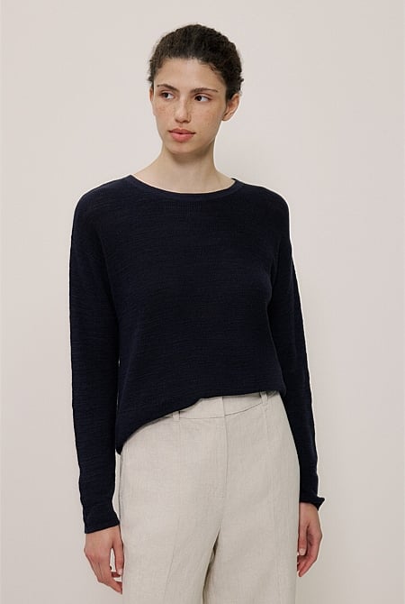 Linen Cotton Pullover