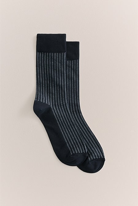 Arrow Stitch Sock