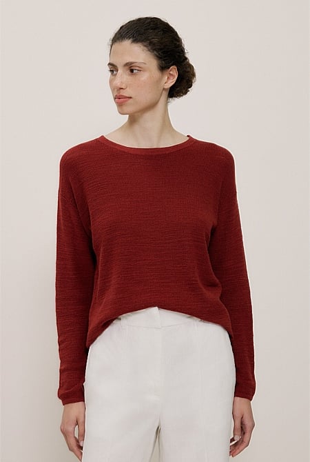 Linen Cotton Pullover