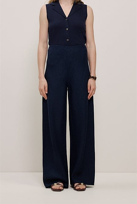Linen Bias Pant