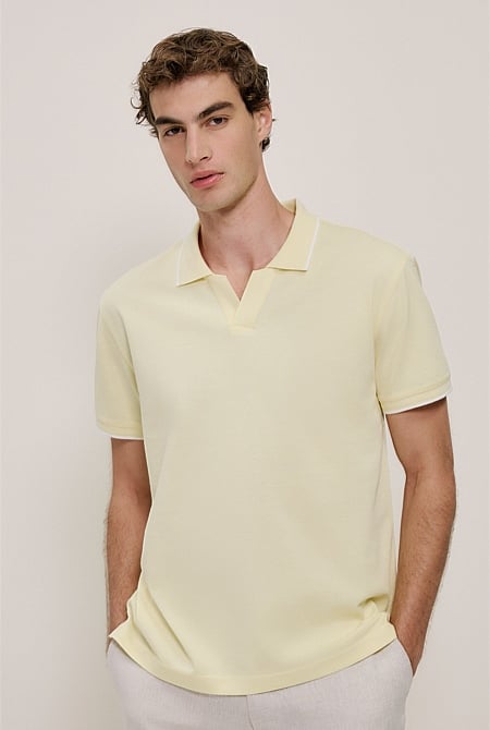 Mercerised Cotton Pique Polo