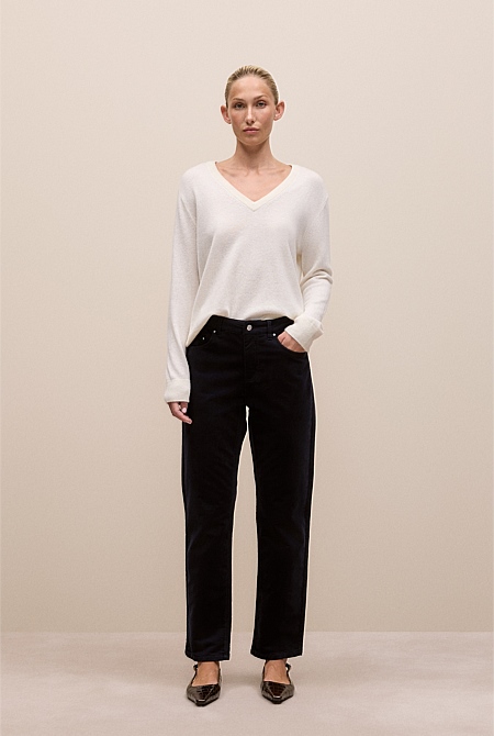 Cord Five Pocket Boyfriend Pant
