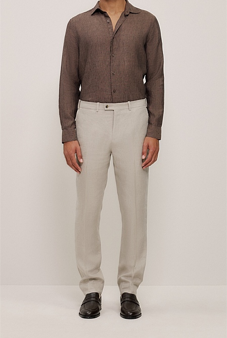 Regular Fit Belgian Linen Pant Regular Fit Belgian Linen Pant