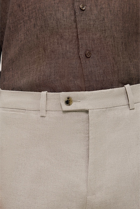 Regular Fit Belgian Linen Pant