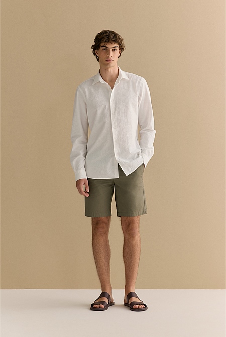 Cotton Twill Chino Short
