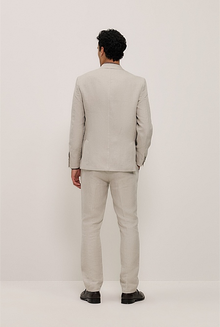 Regular Fit Belgian Linen Blazer