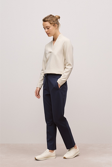 Ponte Straight Leg Pant