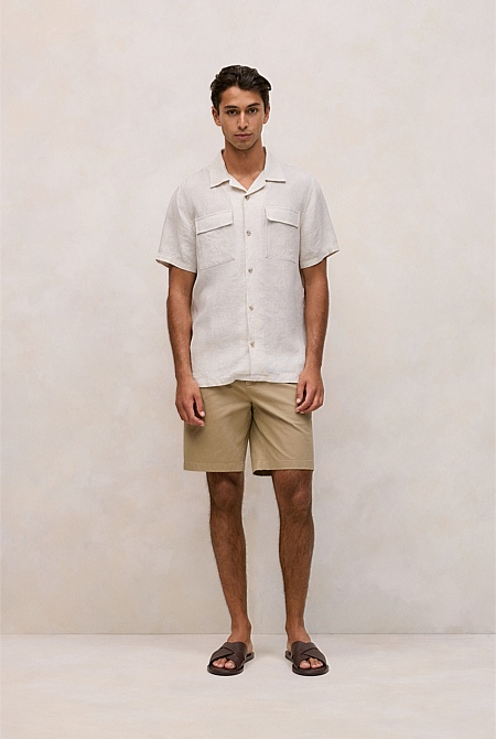 Cotton Twill Chino Short