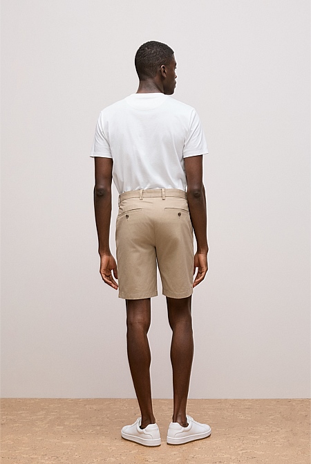 Cotton Twill Chino Short