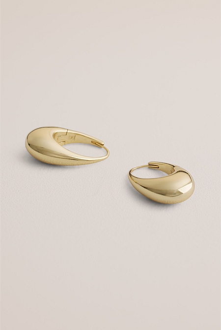 Etty Teardrop Hoop Earrings