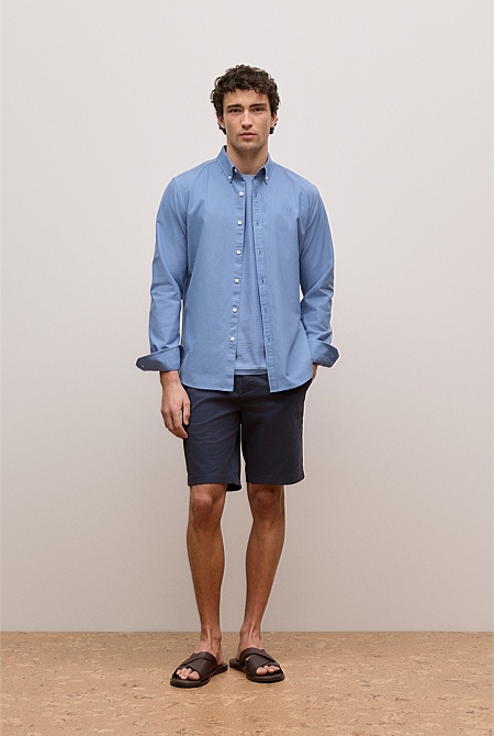 Regular Fit Monogram Oxford Shirt