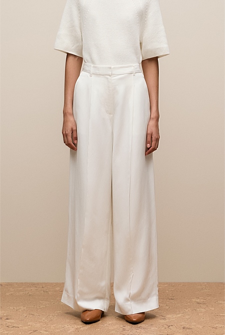 Tailored Wide Leg Pant