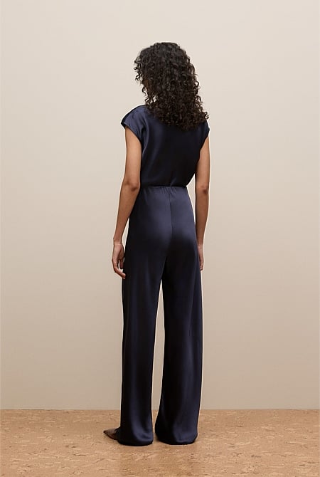 Satin Bias Cut Pant