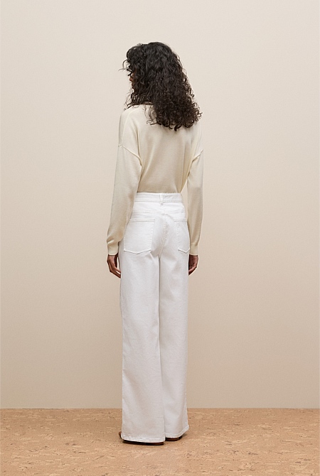 Australian Cotton Blend High Waist Jean