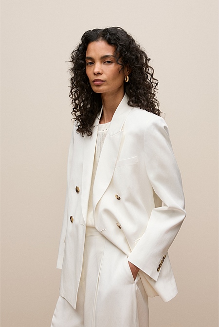Soft Double Breasted Blazer