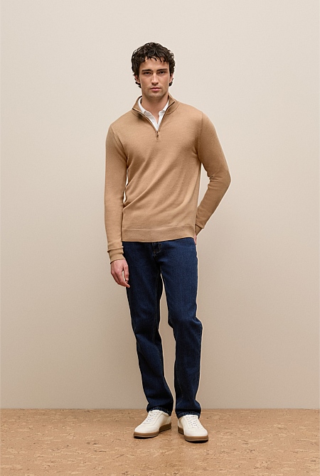 Merino Half Zip