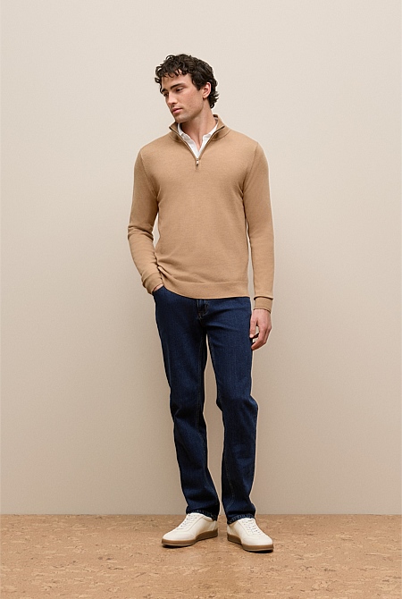Merino Half Zip