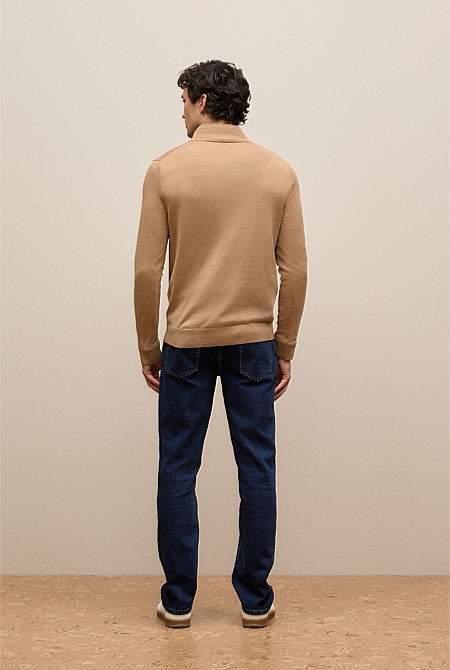 Merino Half Zip