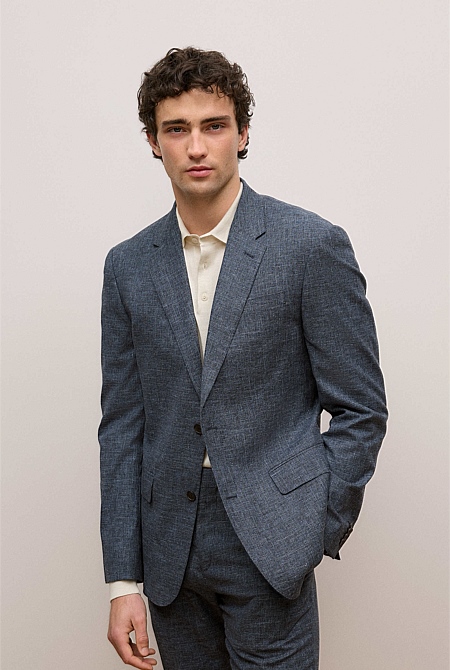 Cotton Wool Blend Blazer