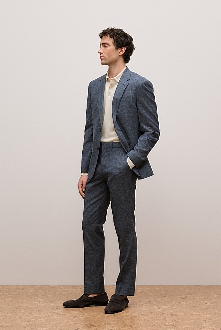 Cotton Wool Blend Blazer