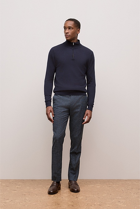 Merino Half Zip