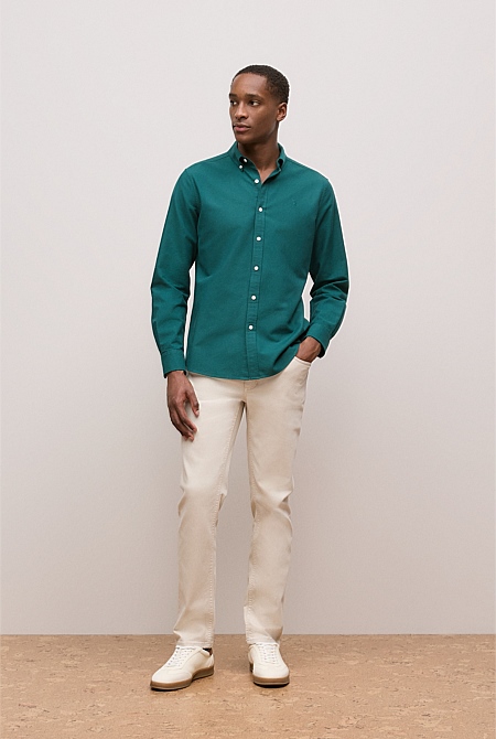 Regular Fit Monogram Oxford Shirt