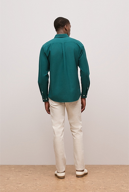 Regular Fit Monogram Oxford Shirt