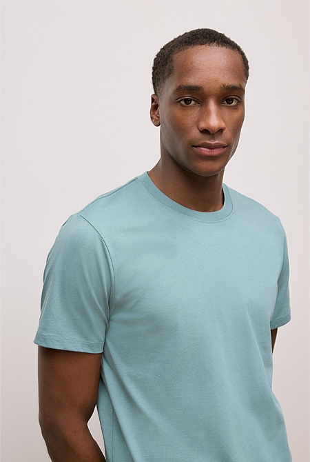 Cotton Jersey Crew T-shirt