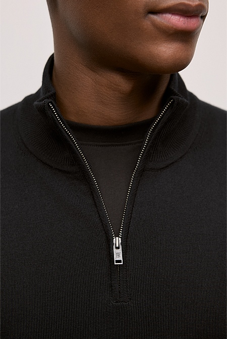 Merino Half Zip