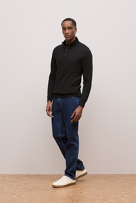 Merino Half Zip
