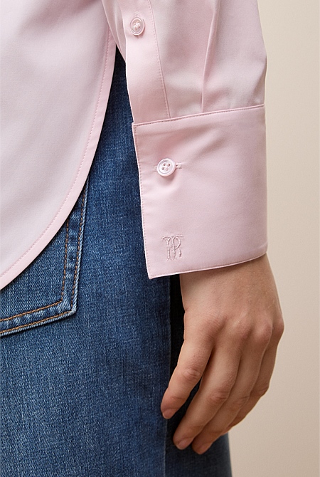 Cotton Poplin Long Sleeve Shirt