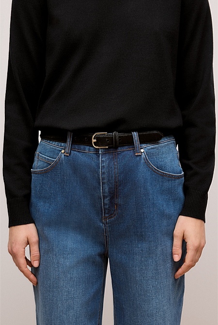 Corra Pony Hair Belt Corra Pony Hair Belt