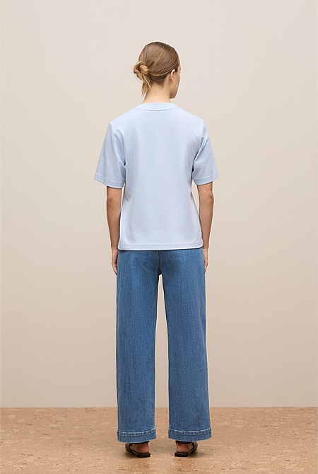 Cotton Modal Interlock T-shirt