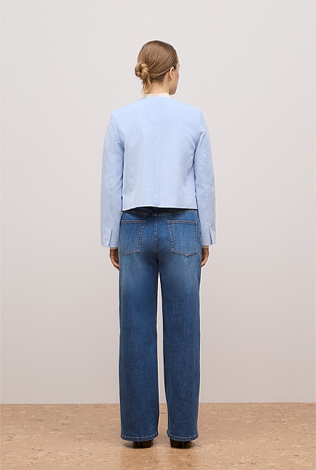 Italian Cord Button Front Jacket