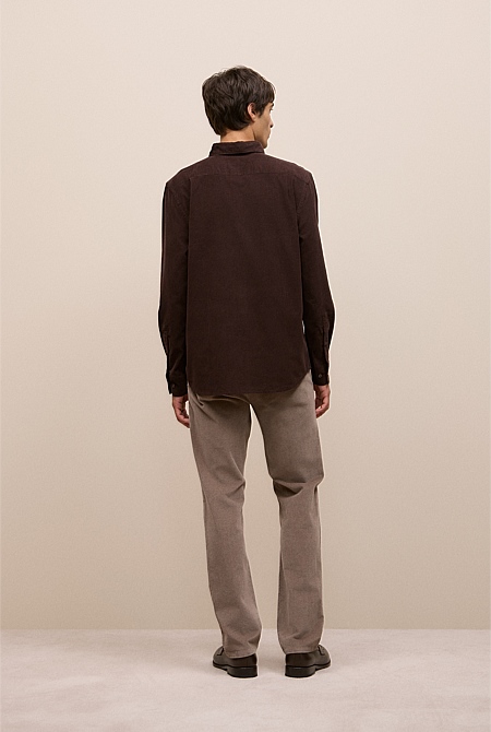 Regular Fit Cord Shirt