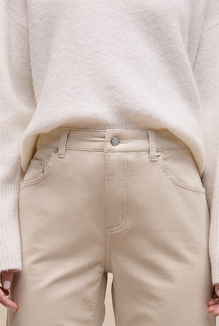 Cord Five Pocket Boyfriend Pant