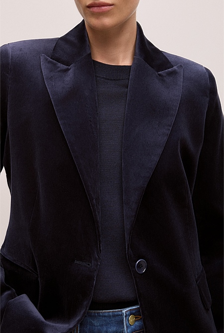 Velvet Blazer