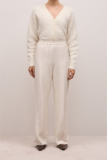 Pintucked Pull On Pant
